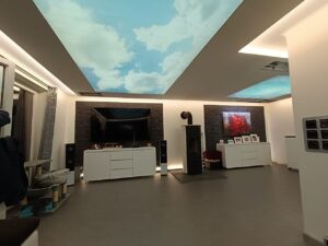 Tuchspanndecke mit hochwertigem Fotodruck – textile Spanndecke mit individuellem Motiv von TopDecken in Wiesbaden, Frankfurt & deutschlandweit