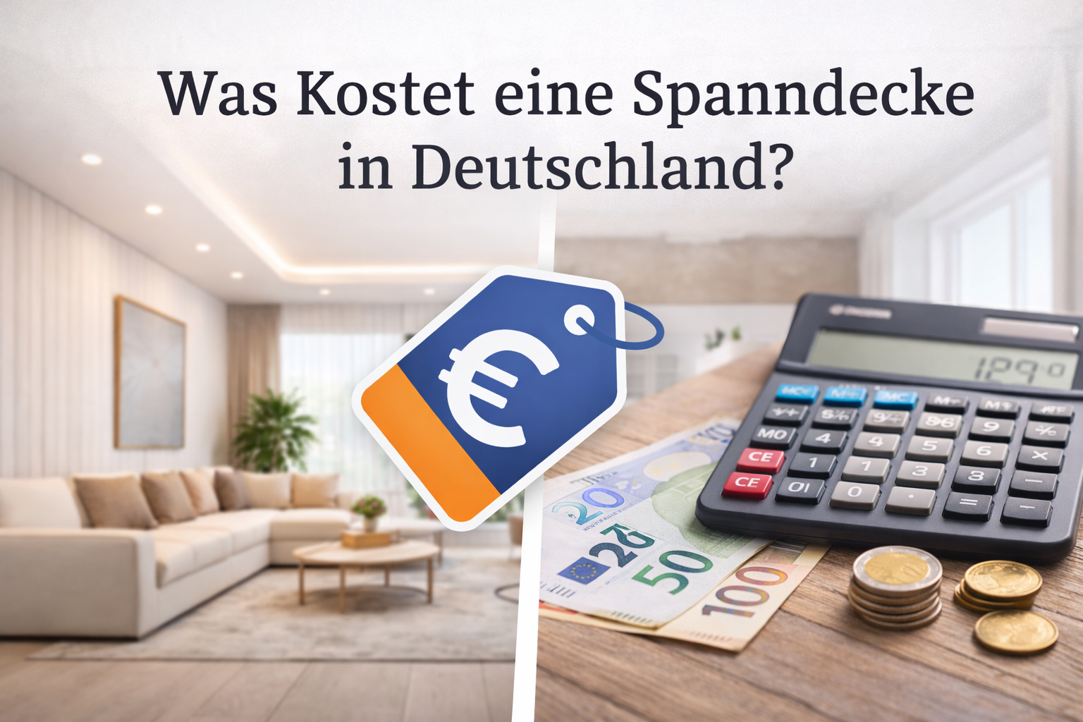 Was kostet eine Spanndecke in Deutschland